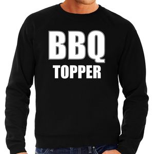 Barbecue cadeau sweater bbq topper zwart voor heren - bbq truien 2XL  -