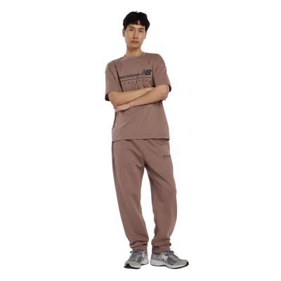 New balance Linear Graphic Fleece Joggingbroek Heren XL