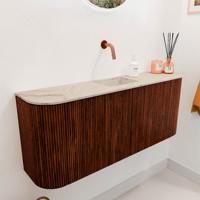 Toiletmeubel Mondiaz Joya Dlux | 103.2 cm | Meubelkleur Ruby | Faye wastafel Frappe Wasbak Midden | Zonder kraangat(en) Toiletmeubel Mondiaz Joya Dlux | 103.2 cm | Meubelkleur Ruby | Faye wastafel Frappe Wasbak Midden | Zonder kraangat(en)
