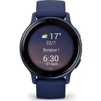 Verbonden GPS-horloge - GARMIN - Vivoactive 5 - WiFi - 30,4 mm (1,2) - Metallic blauw met blauwe band - thumbnail