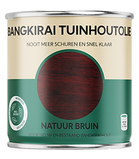 Bangkirai Tuinhoutolie 0.75 liter Natuur Bruin