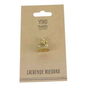 Lachende Boeddha Brons (2 cm)