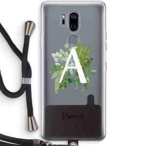 Green Brush: LG G7 Thinq Transparant Hoesje met koord