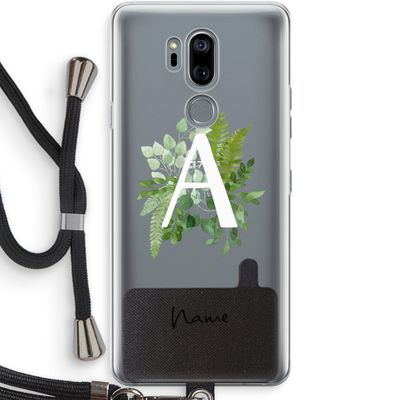 Green Brush: LG G7 Thinq Transparant Hoesje met koord