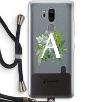 Green Brush: LG G7 Thinq Transparant Hoesje met koord