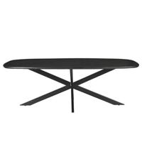 Livingfurn Jesper Danish Oval Black 230cm - thumbnail