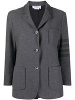 Thom Browne veste à détails 4 bandes signature - Gris