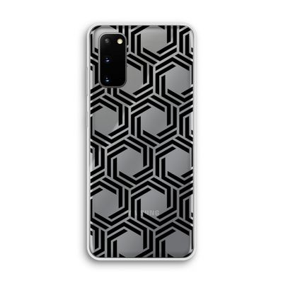 Geometrisch patroon: Samsung Galaxy S20 Transparant Hoesje