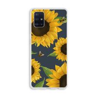 Sunflower and bees: Galaxy A51 4G Transparant Hoesje