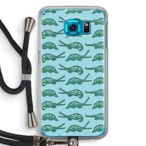 Kroko: Samsung Galaxy S6 Transparant Hoesje met koord