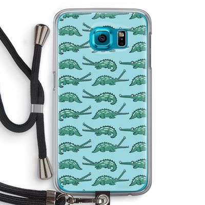 Kroko: Samsung Galaxy S6 Transparant Hoesje met koord