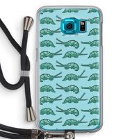 Kroko: Samsung Galaxy S6 Transparant Hoesje met koord