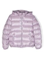 Herno Kids hooded padded jackets - Violet - thumbnail