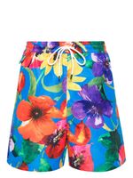 Polo Ralph Lauren short de bain à fleurs - Bleu