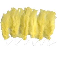 Creativ Company Veren, l: 11-17 cm, geel, 18 bol/ 1 doos