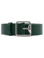 Burberry ceinture en cuir à boucle - Vert