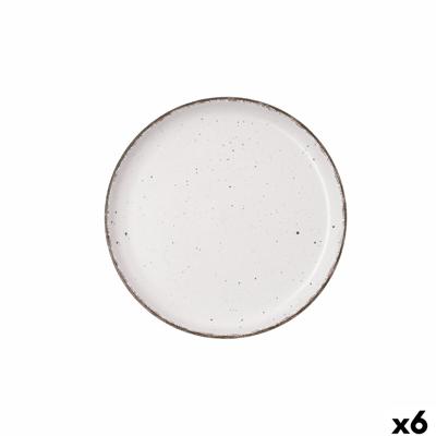 Dessertbord Quid Duna Beige Keramisch 20 x 2,5 cm (6 Stuks)