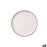 Dessertbord Quid Duna Beige Keramisch 20 x 2,5 cm (6 Stuks)