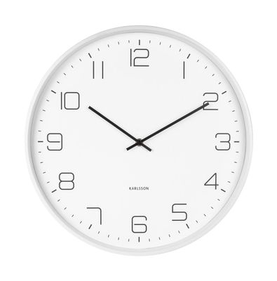 Karlsson Wandklok 'Lofty' ø40cm, kleur Wit