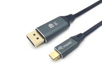 Equip 133421 video kabel adapter 1 m USB Type-C DisplayPort Grijs