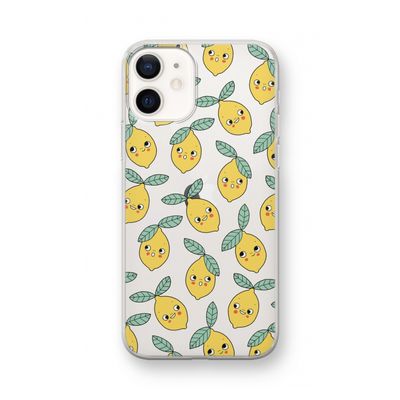 Citroenen: iPhone 12 mini Transparant Hoesje
