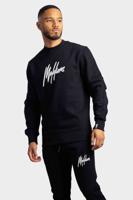 Malelions Duo Essentials Sweater Heren Zwart - Maat XS - Kleur: Zwart | Soccerfanshop - thumbnail