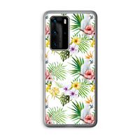 Gele kuif: Huawei P40 Pro Transparant Hoesje