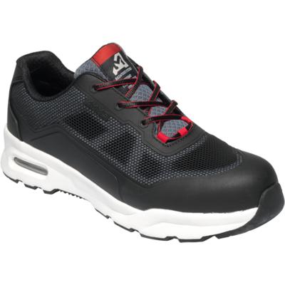 EMMA Werkschoen Paris D Laag S1P | Zwart/Grijs | Maat 43 - 8715316138683