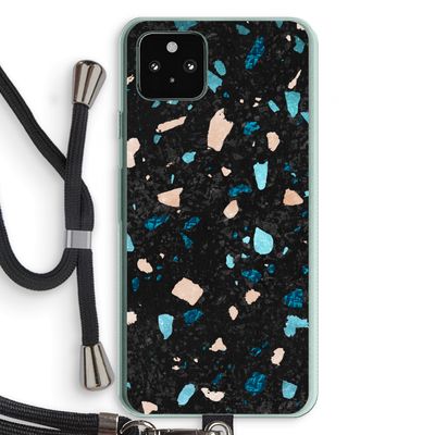 Terrazzo N°11: Pixel 5a 5G Transparant Hoesje met koord