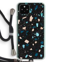 Terrazzo N°11: Pixel 5a 5G Transparant Hoesje met koord
