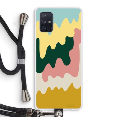 Baar B: Samsung Galaxy A71 Transparant Hoesje met koord