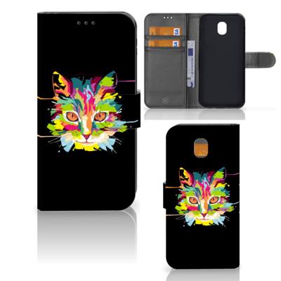 Samsung Galaxy J5 2017 Leuk Hoesje Cat Color Samsung Galaxy J5 2017 Leuk Hoesje Cat Color