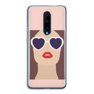 Red lips: OnePlus 7 Pro Transparant Hoesje