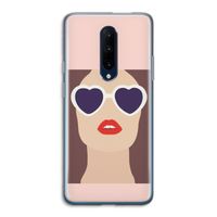 Red lips: OnePlus 7 Pro Transparant Hoesje Red lips: OnePlus 7 Pro Transparant Hoesje