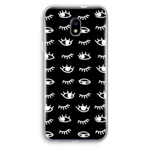 Eye pattern #3: Samsung Galaxy J3 (2017) Transparant Hoesje