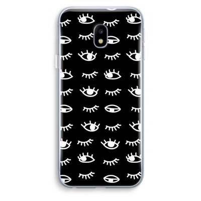 Eye pattern #3: Samsung Galaxy J3 (2017) Transparant Hoesje