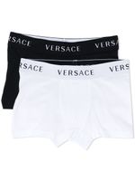 Versace Kids culotte à logo imprimé - Blanc - thumbnail