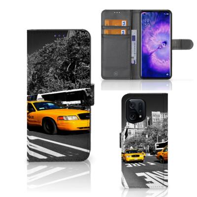 OPPO Find X5 | Flip Cover | New York Taxi