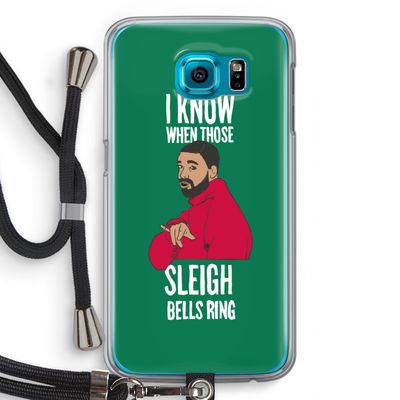 Sleigh Bells Ring: Samsung Galaxy S6 Transparant Hoesje met koord