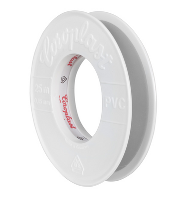 PVC-Isolatieband grijs 15mm, 25 meter Coroplast