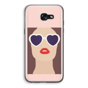 Red lips: Samsung Galaxy A5 (2017) Transparant Hoesje
