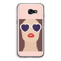 Red lips: Samsung Galaxy A5 (2017) Transparant Hoesje