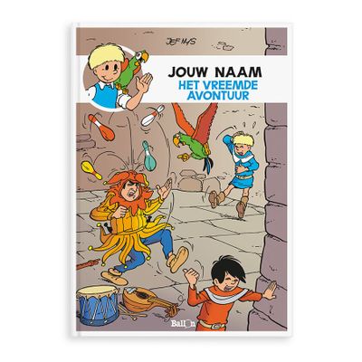 Persoonlijk stripboek - Jommeke &apos;Het vreemde avontuur&apos; (Hardcover)