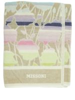 Missoni Home serviette de bain à fleurs - Vert