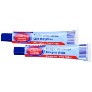 Hobby fotolijm tube - 2x - 50 ml - voor fotoalbums/scrapbooks/decoupage - snelhechtend