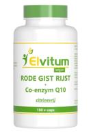 Rode gist rijst met Q10 180 Vegetarische capsules