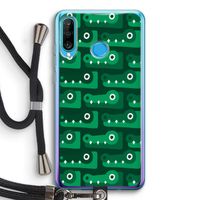 Crocs: Huawei P30 Lite Transparant Hoesje met koord