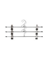 HEMA Broekhangers metaal - 3 stuks (zwart)
