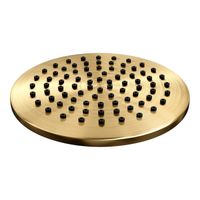 Regendoucheset Opbouw Brauer Gold Carving 20 cm Thermostatisch met Staaf Handdouche Geborsteld Goud Brauer