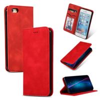 Retro huid voelen Business magnetische horizontale Flip lederen case voor iPhone 6S plus & 6 plus (rood)